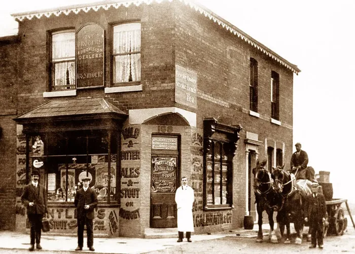Framed Print : Galbraith Grocers, Rochdale Framed Print : Galbraith Grocers, Rochdale