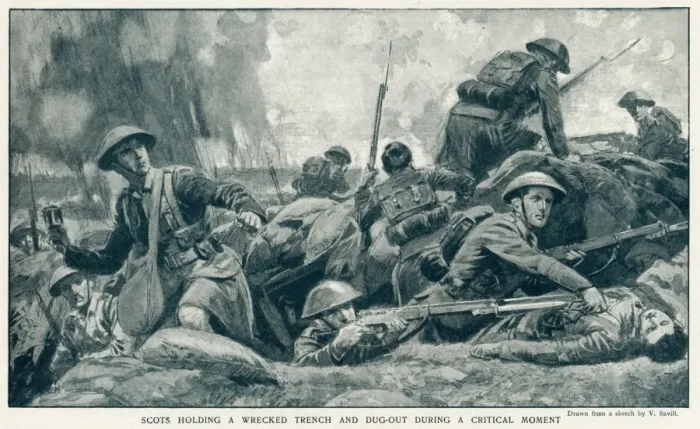 Framed Print : Gallant soldiers in the thick of the fight 1916 Framed Print : Gallant soldiers in the thick of the fight 1916