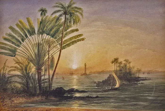 Framed Print : Galle Harbour, Ceylon Framed Print : Galle Harbour, Ceylon