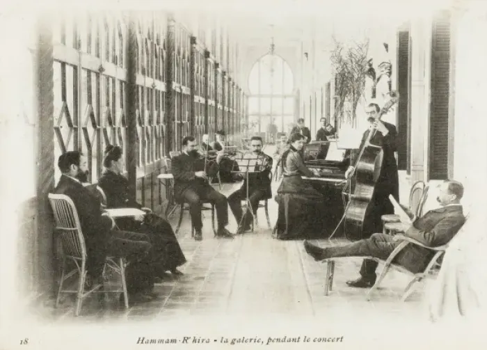 Framed Print : The Gallery of the Steam Bath during a concert Framed Print : The Gallery of the Steam Bath during a concert