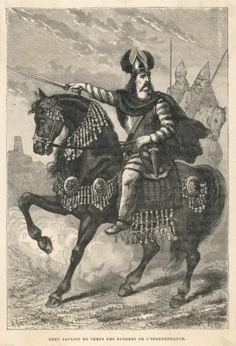 Framed Print : Gallic Chief Framed Print : Gallic Chief