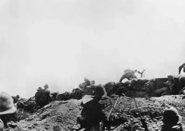 Framed Print : Gallipoli attack WWI Framed Print : Gallipoli attack WWI