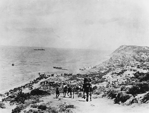 Gallipoli beach WWI
