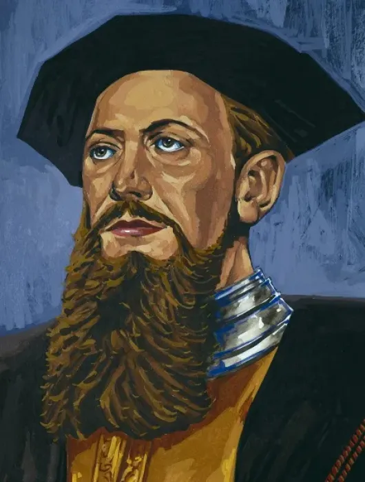 Framed Print : GAMA, Vasco da (1469-1524). Portuguese navigator Framed Print : GAMA, Vasco da (1469-1524). Portuguese navigator