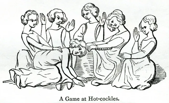 Framed Print : Game of Hot-cockles Framed Print : Game of Hot-cockles