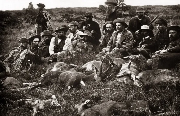 Framed Print : Game hunters, South Africa, circa 1888 (Robert Harris studio Framed Print : Game hunters, South Africa, circa 1888 (Robert Harris studio