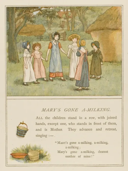 Framed Print : Game / Mary Gone A-Milking Framed Print : Game / Mary Gone A-Milking