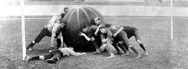 A Game of Pushball, Crystal Palace, 1902
