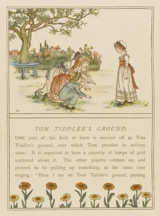 Framed Print : Game / Tom Tiddler 1889 Framed Print : Game / Tom Tiddler 1889