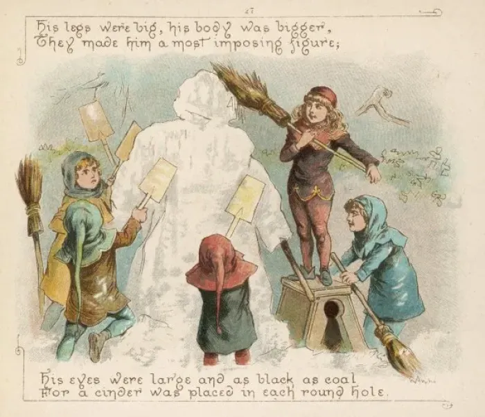 Framed Print : Game / Winter / Snowman 19C Framed Print : Game / Winter / Snowman 19C