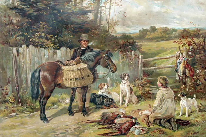 Framed Print : The Gamekeeper Framed Print : The Gamekeeper