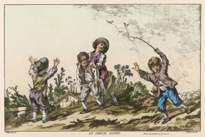 Framed Print : Games / Itchy / Warney 18C Framed Print : Games / Itchy / Warney 18C