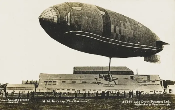 Framed Print : The Gamma I Airship at Aldershot Framed Print : The Gamma I Airship at Aldershot