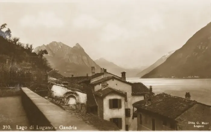 Framed Print : Gandria, Lake Lugano, Switzerland Framed Print : Gandria, Lake Lugano, Switzerland