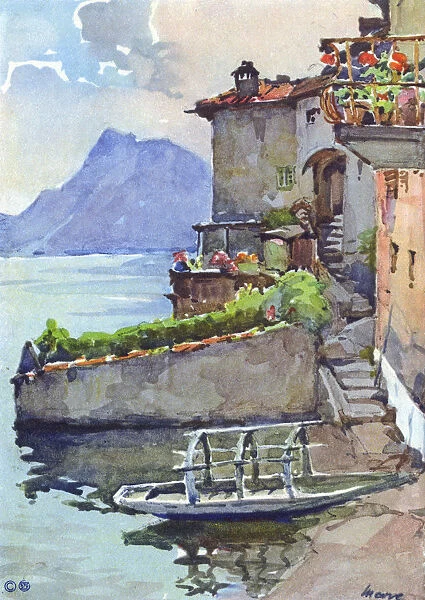 Gandria - northern shore of Lake Lugano, Switzerland