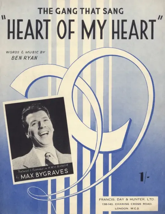 Framed Print : The gang that sang Heart of my Heart - Music Sheet Cover Framed Print : The gang that sang Heart of my Heart - Music Sheet Cover