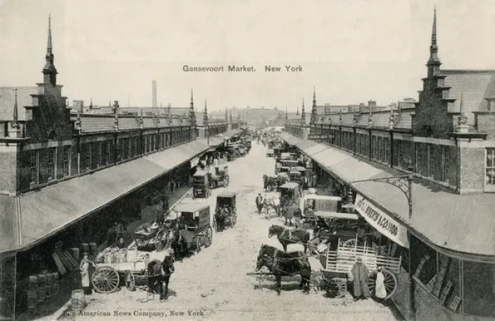 Framed Print : Gansevoort Market in New York City, USA Framed Print : Gansevoort Market in New York City, USA