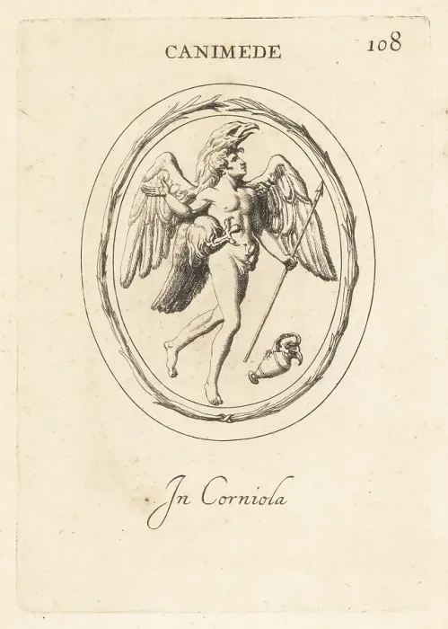 Framed Print : Ganymede carried off by Zeus disguised as an eagle Framed Print : Ganymede carried off by Zeus disguised as an eagle