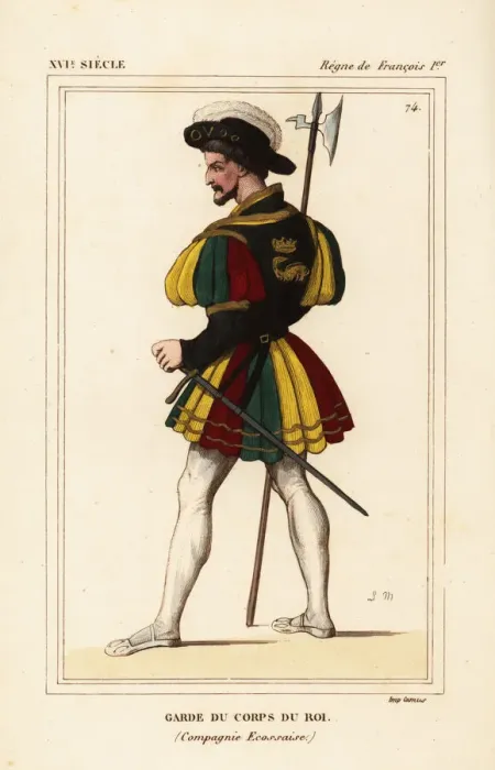 Framed Print : Garde du Corps du Roi, Compagnie Ecossaise Framed Print : Garde du Corps du Roi, Compagnie Ecossaise