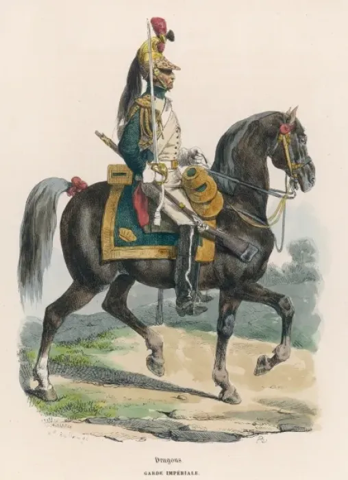 Framed Print : Garde Imperiale Dragoon Framed Print : Garde Imperiale Dragoon