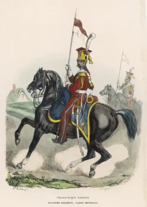Framed Print : Garde Imperiale Lancer Framed Print : Garde Imperiale Lancer