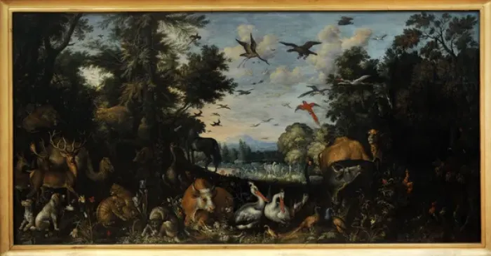 Framed Print : The Garden of Eden, 1618, by Roelandt Savery (1576-1639) Framed Print : The Garden of Eden, 1618, by Roelandt Savery (1576-1639)