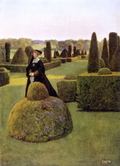 Framed Print : Garden / Elizabethan Framed Print : Garden / Elizabethan