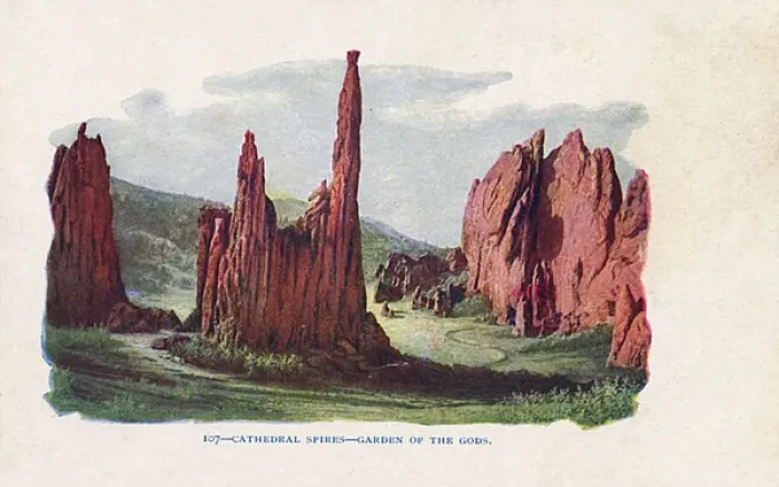 Framed Print : Garden of the Gods, Colorado, USA - Cathedral Spires Framed Print : Garden of the Gods, Colorado, USA - Cathedral Spires