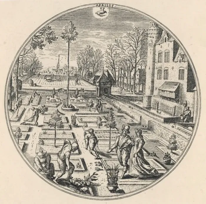 Framed Print : Garden Operations 1570 Framed Print : Garden Operations 1570