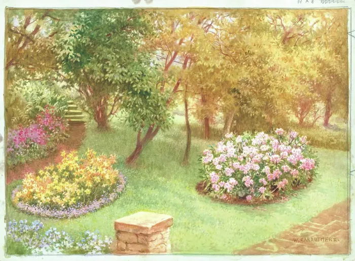 Framed Print : The garden, St. Botolph's, Sevenoaks Framed Print : The garden, St. Botolph's, Sevenoaks