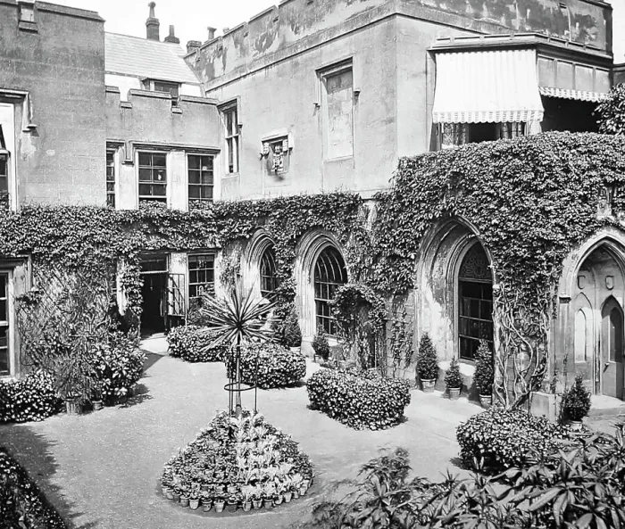 Framed Print : The Garden, Windsor Castle, Victorian period Framed Print : The Garden, Windsor Castle, Victorian period