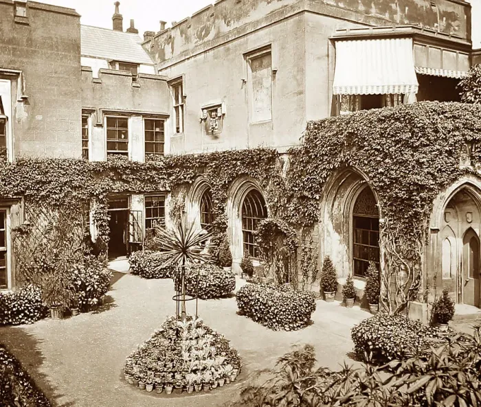 Framed Print : The Garden, Windsor Castle, Victorian period Framed Print : The Garden, Windsor Castle, Victorian period
