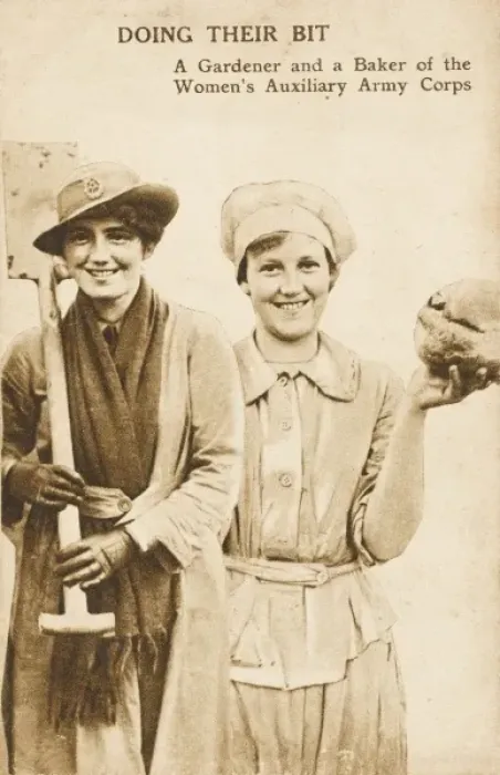 Framed Print : Gardener and Baker of the Womens Auxilary Army Corp Framed Print : Gardener and Baker of the Womens Auxilary Army Corp