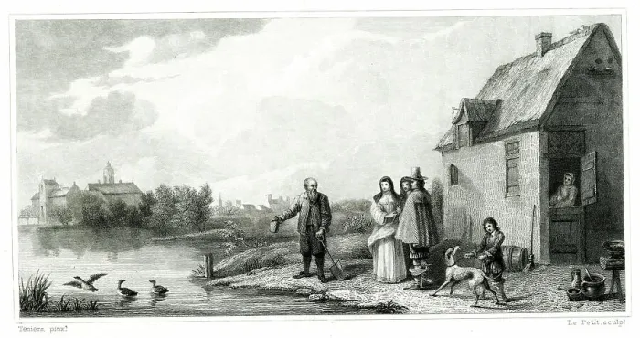 Framed Print : The Gardener by David Teniers Framed Print : The Gardener by David Teniers