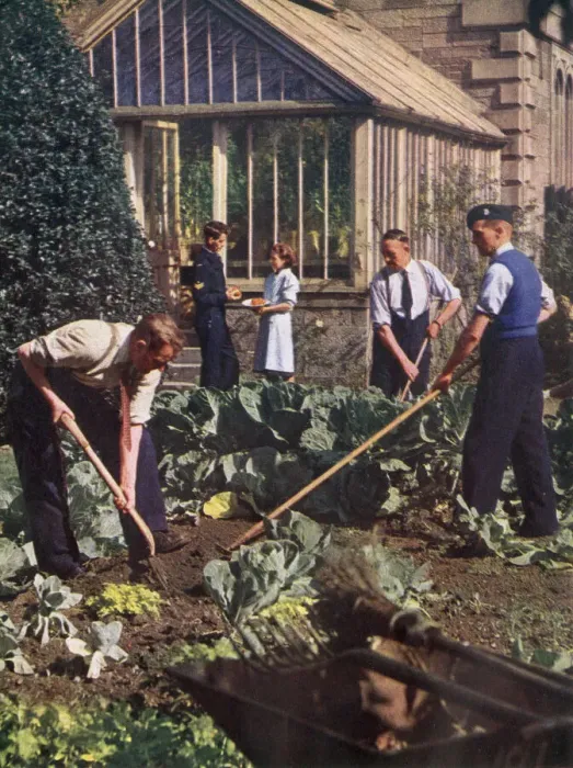 Framed Print : Gardening at a Depot Framed Print : Gardening at a Depot