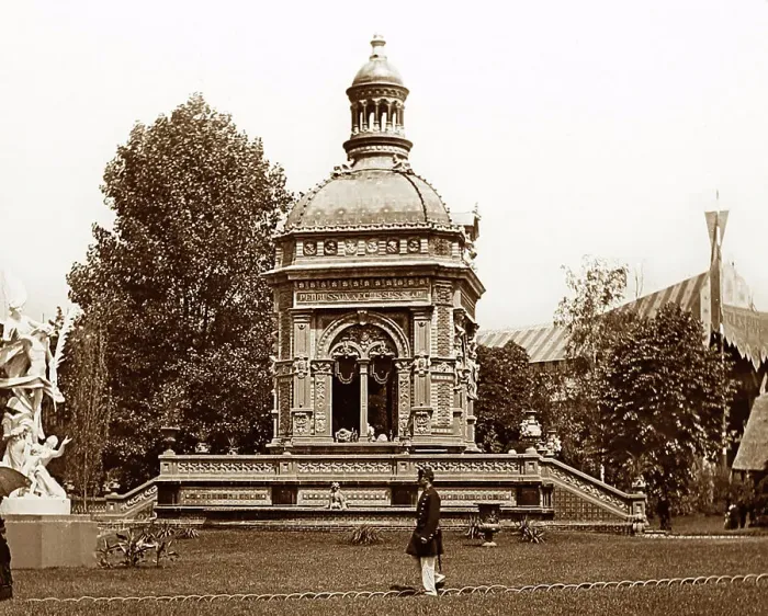 Framed Print : Gardens, 1889 Exposition Universelle, Paris, France Framed Print : Gardens, 1889 Exposition Universelle, Paris, France