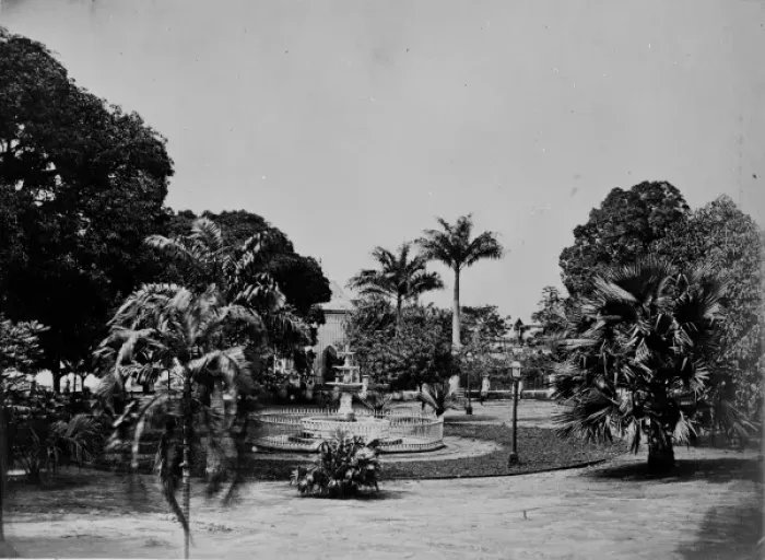 Framed Print : Gardens at Bahia, Brazil, South America 1873 Framed Print : Gardens at Bahia, Brazil, South America 1873