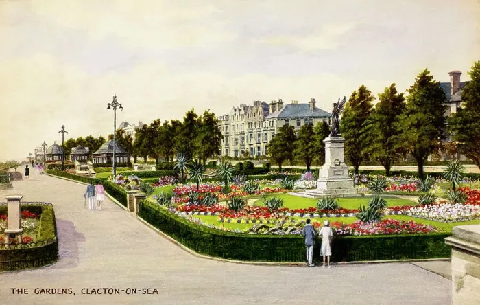 Framed Print : The Gardens, Clacton on Sea, Essex Framed Print : The Gardens, Clacton on Sea, Essex