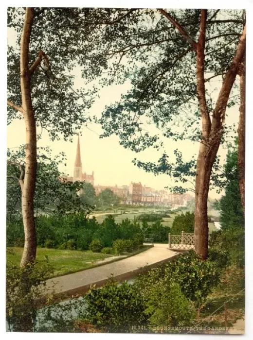 Framed Print : The Gardens I, Bournemouth, England Framed Print : The Gardens I, Bournemouth, England