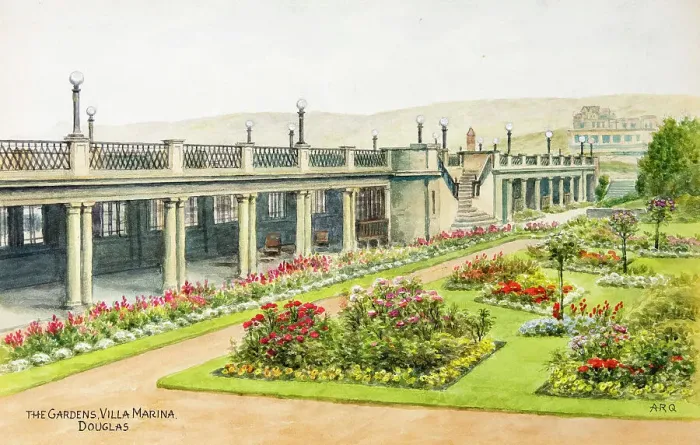 Framed Print : The Gardens, Villa Marina, Douglas, Isle of Man Framed Print : The Gardens, Villa Marina, Douglas, Isle of Man