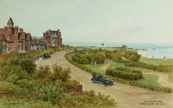 Framed Print : The Gardens, Westgate-on-Sea, Kent Framed Print : The Gardens, Westgate-on-Sea, Kent