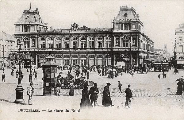 Gare du Nord railway station, Brussels, Belgium
