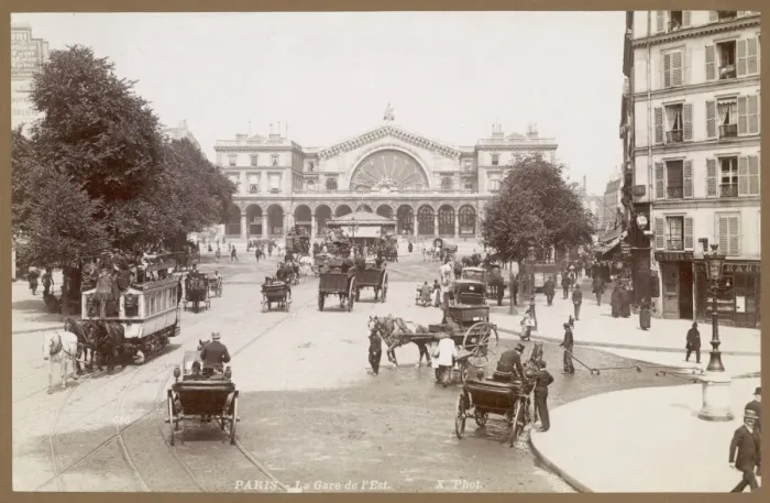 Framed Print : Gare De L est / Paris Framed Print : Gare De L est / Paris