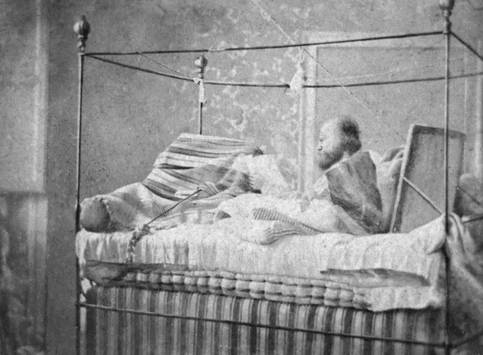 Framed Print : Garibaldi in Bed Framed Print : Garibaldi in Bed