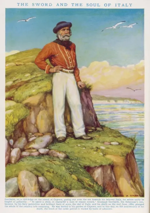 Framed Print : Garibaldi on Caprera Framed Print : Garibaldi on Caprera
