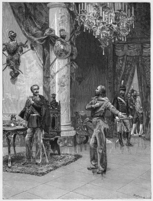 Framed Print : Garibaldi & Carlo A Framed Print : Garibaldi & Carlo A