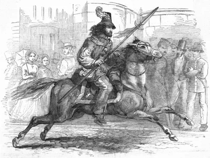 Framed Print : Garibaldi Courier