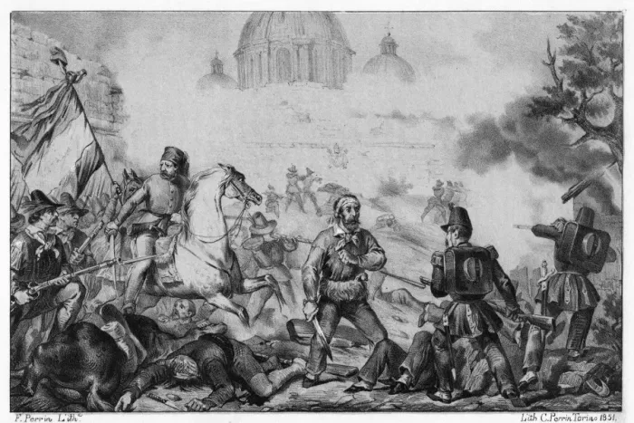 Framed Print : Garibaldi at Rome Framed Print : Garibaldi at Rome