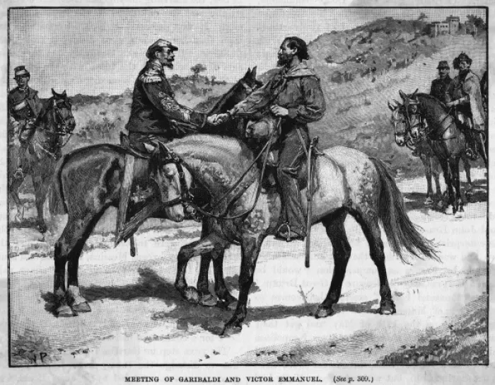Framed Print : Garibaldi and Vittorio