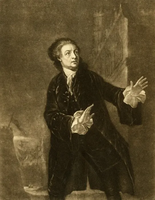 Framed Print : Garrick as Hamlet / Wilson Framed Print : Garrick as Hamlet / Wilson